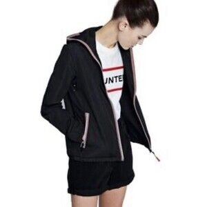 Hunter Original Shell Jacket Women's Sz Small Packable Lightweight Rain